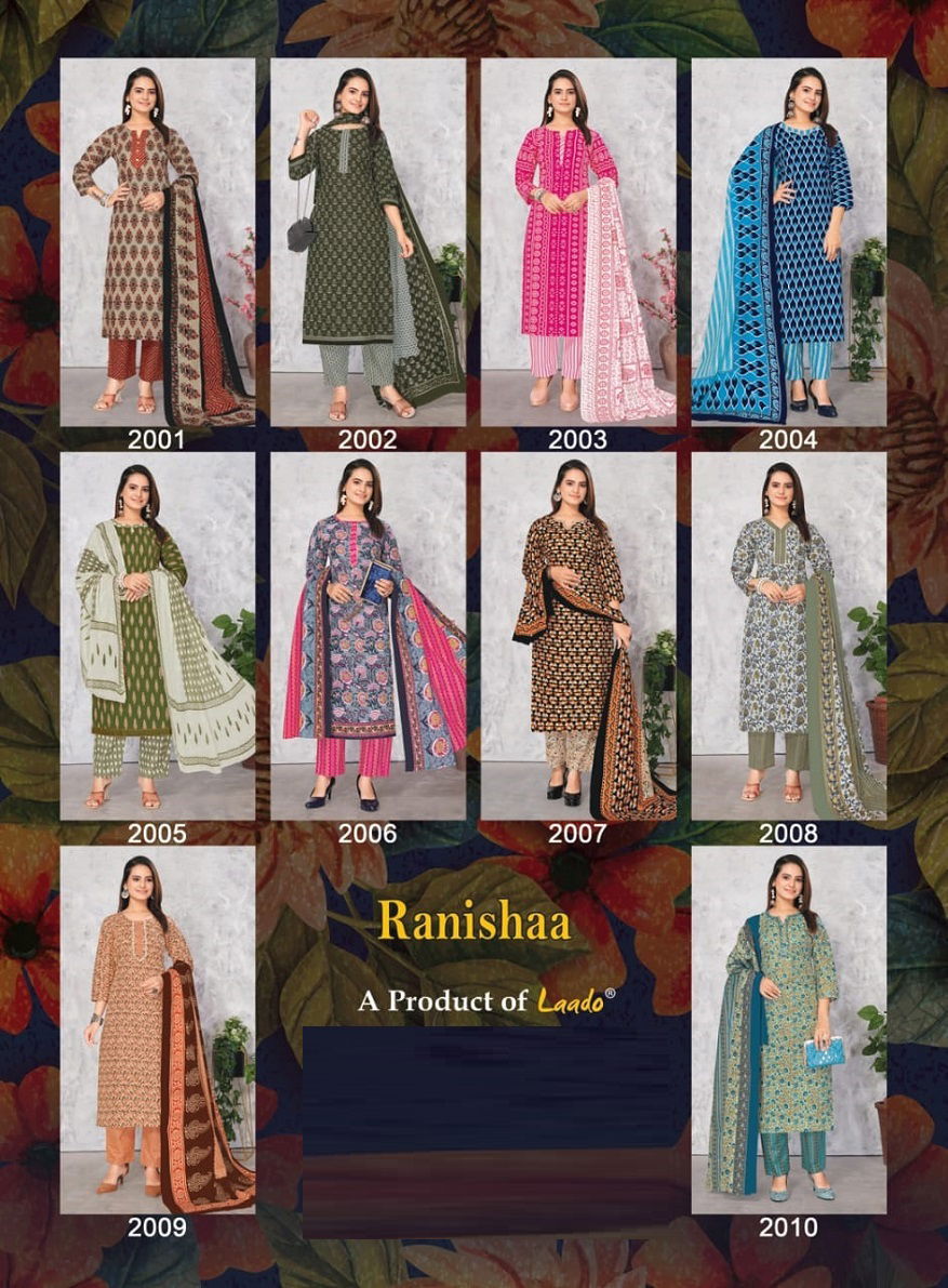 Laado Ranishaa Vol 2 Cotton Readymade Suits
